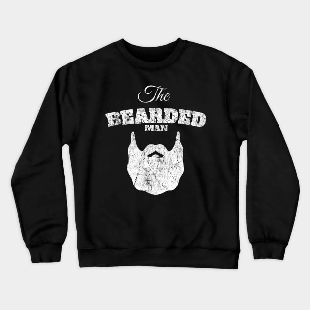 The Beard Man Crewneck Sweatshirt by vladocar